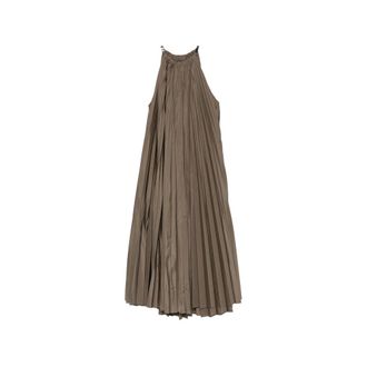 Pianoforte di Max Mara Pleated Halterneck Midi Dress