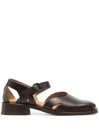Hereu Alorda leren pumps - Bruin