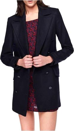 Pepe Jeans London Baltimore Shelter - Dames - Blazers - Blauw - XL - Wol - Jassen