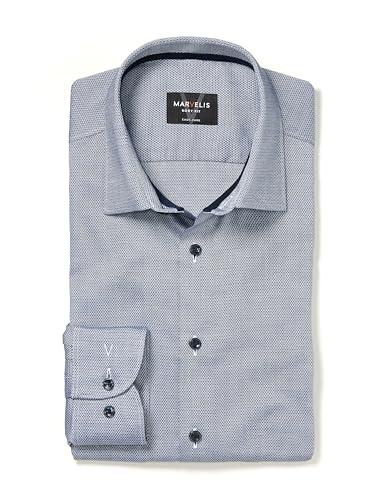 Marvelis Chemise unie Marvelis Body Fit Blanc taille col: 39