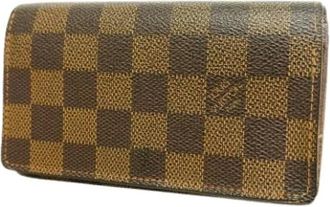 Louis Vuitton Portafoglio Bi-fold Vintage Pre-owned - - Pre-owned - unisex - Marrone - ONE SIZE