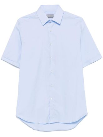 Canali Camicia a maniche corte - Blu