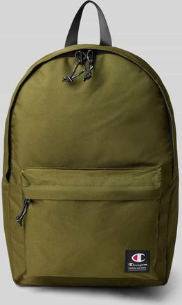 Champion Rucksack mit Label-Patch in Khaki, Gr&ouml;&szlig;e 1