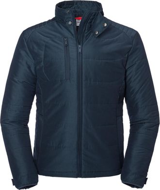 Russell Athletic Russell Heren Cross Gewatteerd Jasje (Franse marine)