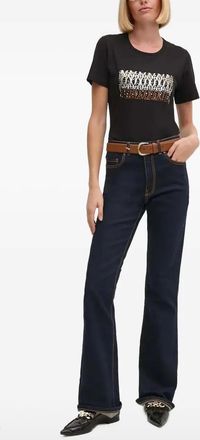 Aeronautica T-shirt con decorazione - Nero