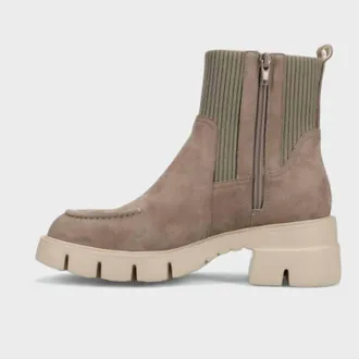 Vaneli Womens Nalda Boot In Taupe Suede