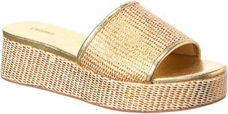 L'agence LAgence Inaya Raffia Platform Espadrille