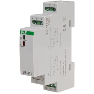 OEM Rel&eacute; Biestable Con Memoria, Montaje En Carril Din, 230 V, Con Rel&eacute; De Entrada 160 A/20 Ms Bis-411m-led