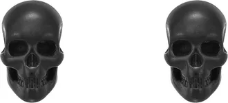 Ed Hardy Mens Skull Stud Earrings in Black at Nordstrom Rack