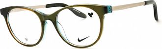 Nike Ladies Blue Round Eyeglass Frames NIKE7173