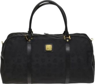 MCM Pre-owned Nylon handbags - - Pre-owned - Donna - Nero - ONE SIZE