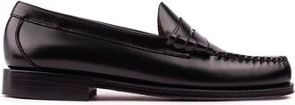 G.H. Bass & Co. Mens Larson Moc Penny Shoes - Black Leather - Size UK 10