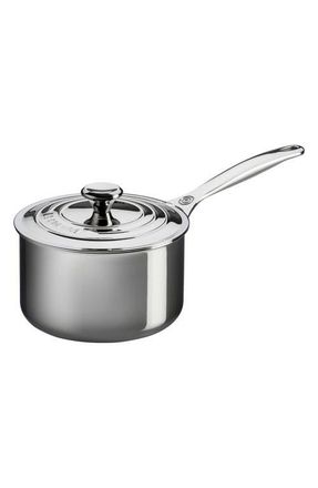 LE CREUSET 2-Quart Stainless Steel Saucepan with Lid in Stanless Steel at Nordstrom