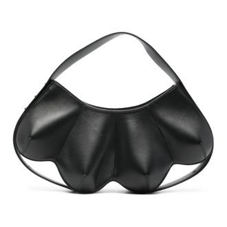 Avavav Avavav, Tassen, Dames, Zwart, ONE Size, Katoen, Larva Handbag