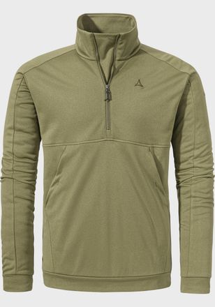 Sch&ouml;ffel Strickfleece-Pullover SCH&Ouml;FFEL Urban CIRC Fleece Style Baguio MNS, Herren, Gr. 52, gr&uuml;n (4605, gr&uuml;n), Oberstoff: 100% Polyester, Basic, Rundhals, Pull