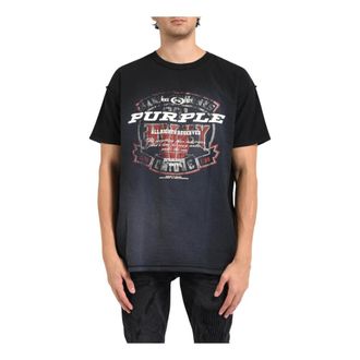 Purple Hombre, Camisetas, Negro, Talla: L
