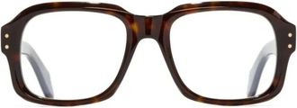 Cutler and Gross Glasses, male, Brown, Size: 52 MM Cgop9852 Optical Frame