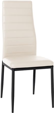 Clp Silla De Comedor Mayfair Crema Simil Cuero