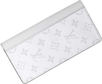 Louis Vuitton Pre-owned Wallets, unisex, White, Size: ONE SIZE Pre-owned Long wallet (bi-fold)