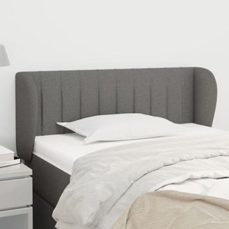 vidaXL Cabecero De Tela Gris Oscuro 93x23x78/88 Cm Vidaxl