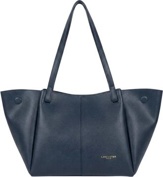 Lancaster M Tote Bag Sierra Haus - Dames - Shoppers - Blauw - ONE Size - Leer - Tassen