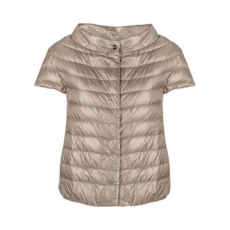 Herno Down Jackets, female, Brown, Size: XS Outerwear Herno