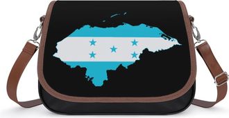 Generic Flag Map of Honduras Small Womens Crossbody Bags Shoulder Handbag with Adjustable Strap for Travel