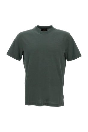 Zanone Short-Sleeved T-Shirt with Crew Neckline