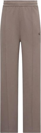 Calvin Klein Jeans Monogram Trackpant - - Trousers - Donna - Marrone - XS