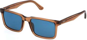 Police SPLP21E ORIGINS LITE 30 805P Mens Sunglasses Brown Size 54