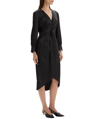 Theory Midi Twist Dress