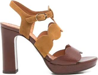Chie Mihara Caliga Scalloped Strap Sandals