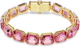 Swarovski Tennisarmband - Dames - Armbanden - Roze - ONE Size - Accessoires