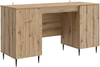 vidaXL Escritorio Roble Artisan Madera De Ingenier&iacute;a Vidaxl