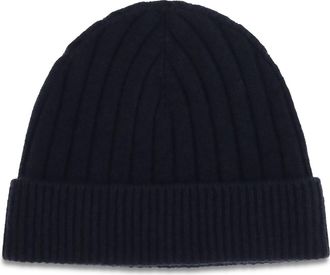 Kiton Mens Wool Beanie Hat Blu-Grigio Chiaro Ovis Aries E Hairbands Blu/grigio