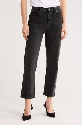Frame Denim The Ruler High Waist Ankle Straight Leg Jeans in Deco at Nordstrom Rack, Size 27