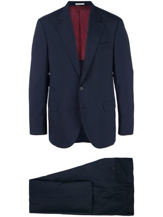 Brunello Cucinelli Tweedelig pak - Blauw