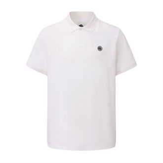 Pretty Green Heren Katoenen Polo Shirt (Wit)
