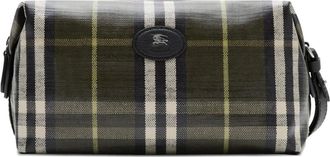Burberry Highlands checked pouch - Green