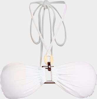 Ramy Brook Meredith Ring Halter Bikini Top