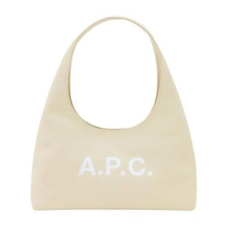 A.P.C. Shoulder Bags, female, White, Size: ONE SIZE Baby Ninon Shoulder Bag