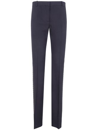 Versace Evening Pant Responsible Wool Grain Di Poudre Softer Hand