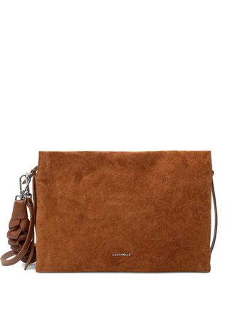 Coccinelle Medium Boheme su&egrave;de shopper met handvat - Bruin
