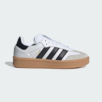 adidas Originals ADIDAS Originals Unisex Samba XLG Shoes - White & Black Leather - Size UK 12.5