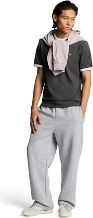 Lyle & Scott Ringer T-shirt in Gunmetal/white at Nordstrom, Size Xx-Large