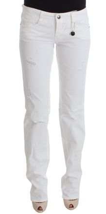Costume National Cotton Slim Fit blue Bootcut Womens Jeans