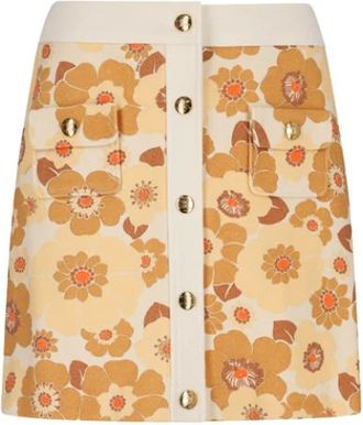 Celine Celine, Rokken, Dames, Veelkleurig, M, Trapeze Mini Rok