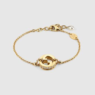 Gucci Blondie Charm Bracelet, Gold-toned metal, Gold-toned metal