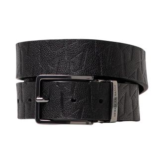 A|X Armani Exchange Accessoires, Heren, Zwart, ONE Size, Leer, Reversible Leather Belt