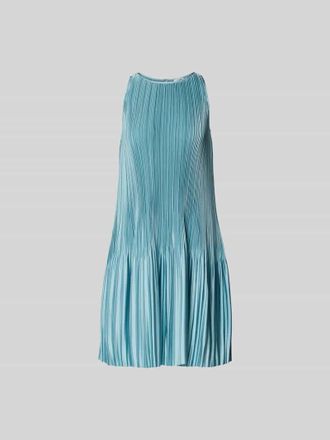 Joseph Joseph Knielanges Kleid in Falten-Optik in Hellblau, Gr&ouml;&szlig;e 38